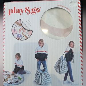 Play & Go Play Mat And Toy Storage Bag With Drawstrings, 2-In-1 Play Mat  New!